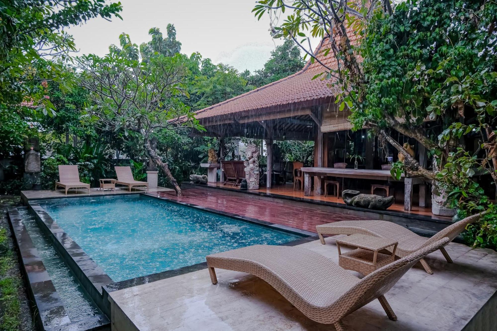 Bali Telaga Hati Yoga Healing And Retreat Center Hostel サヌール エクステリア 写真