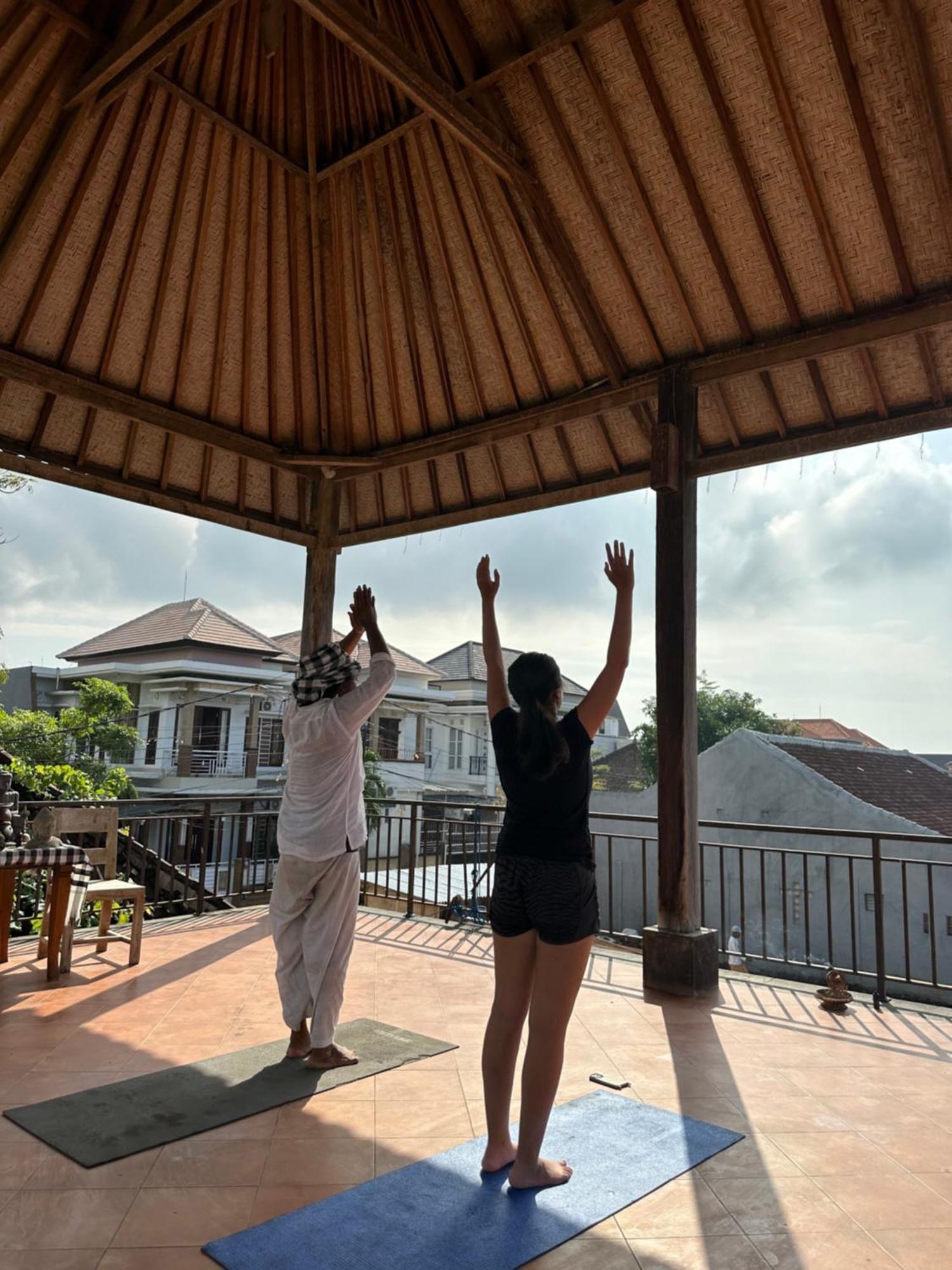 Bali Telaga Hati Yoga Healing And Retreat Center Hostel サヌール エクステリア 写真